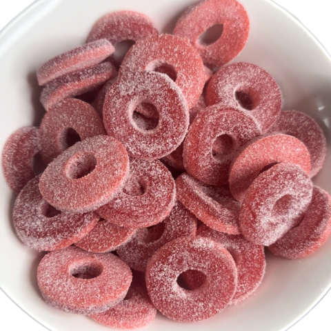 Strawberry Rings - 50pcs (Incredible Party Pack)